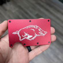 Arkansas Razorbacks Engraved Slim Wallet