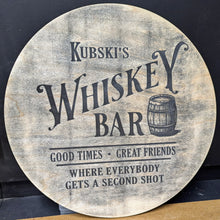 Custom Family Bar Sign Whiskey